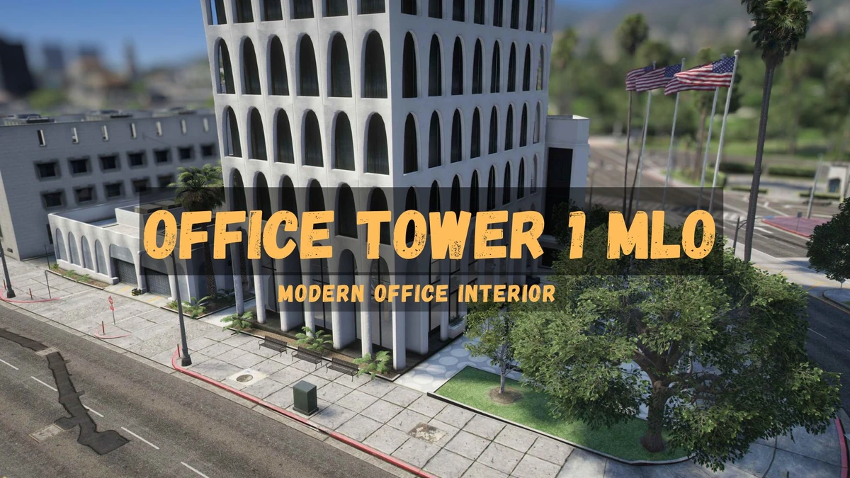 Office Tower 1 MLO FiveM | Modern Office Interior